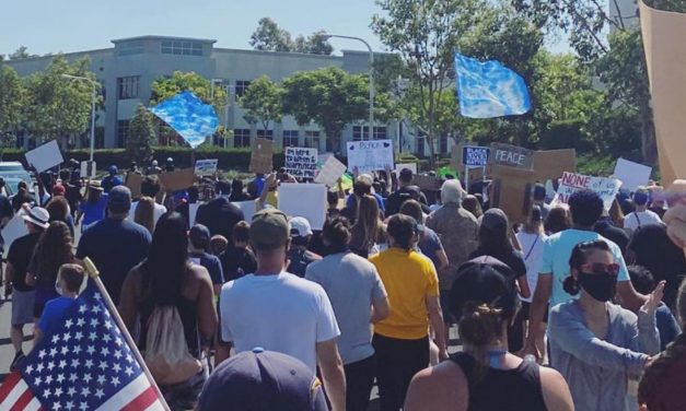 Two Peaceful Rallies in Support of the Black Lives Matter Movement Held in Irvine
