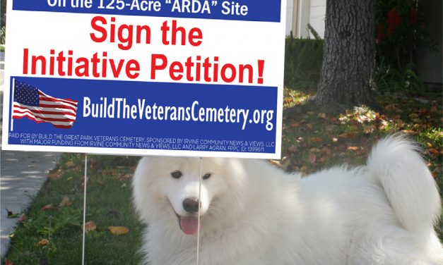 Irvine citizens gathering signatures for initiative campaign to build Veterans Memorial Park & Cemetery