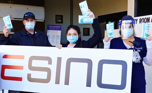 Irvine-Based Product Design Company, Esino Donates Masks & PPE Products