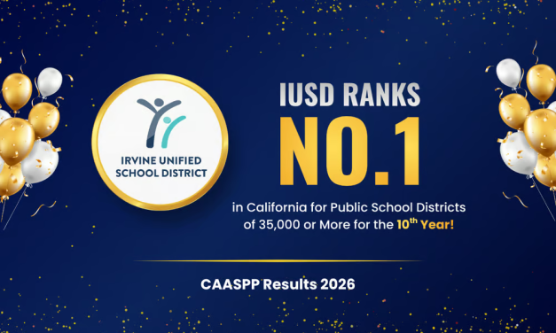 IUSD Ranks No. 1 in Science, Math, and English Language Arts