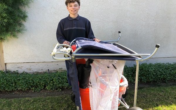 Irvine Teen Builds a Portable Privacy Cart to Help the Homeless