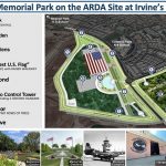 Irvine City Councilmember Larry Agran Holds Press Event on His Proposed Veterans Memorial Park on the ARDA Site